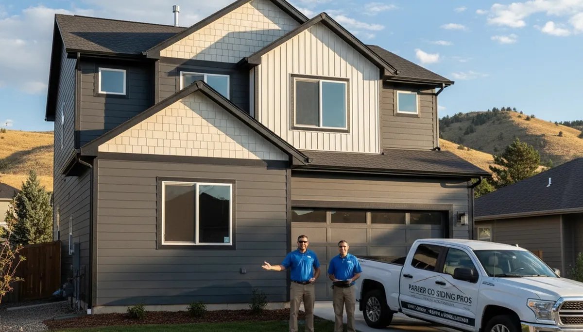 Professional vinyl siding installation on home exterior in Aurora, CO