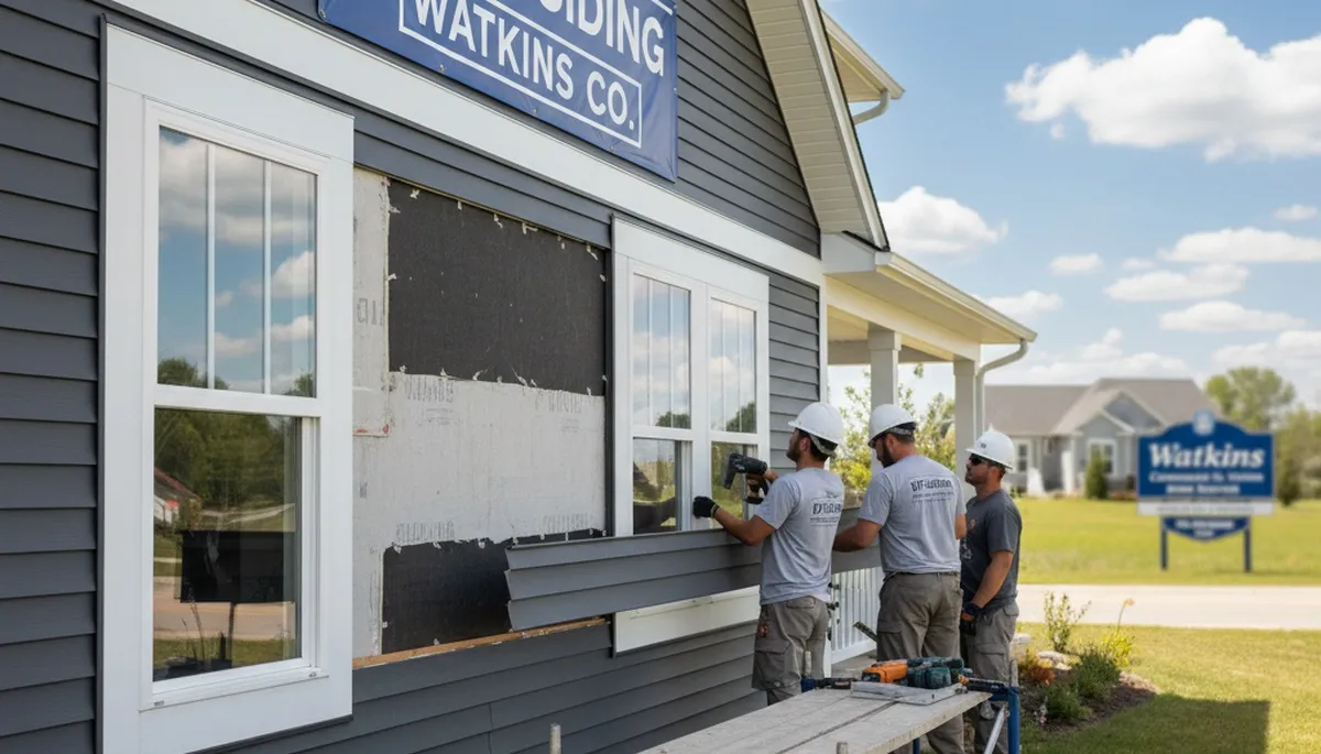 Professional vinyl siding installation on home exterior in Aurora, CO