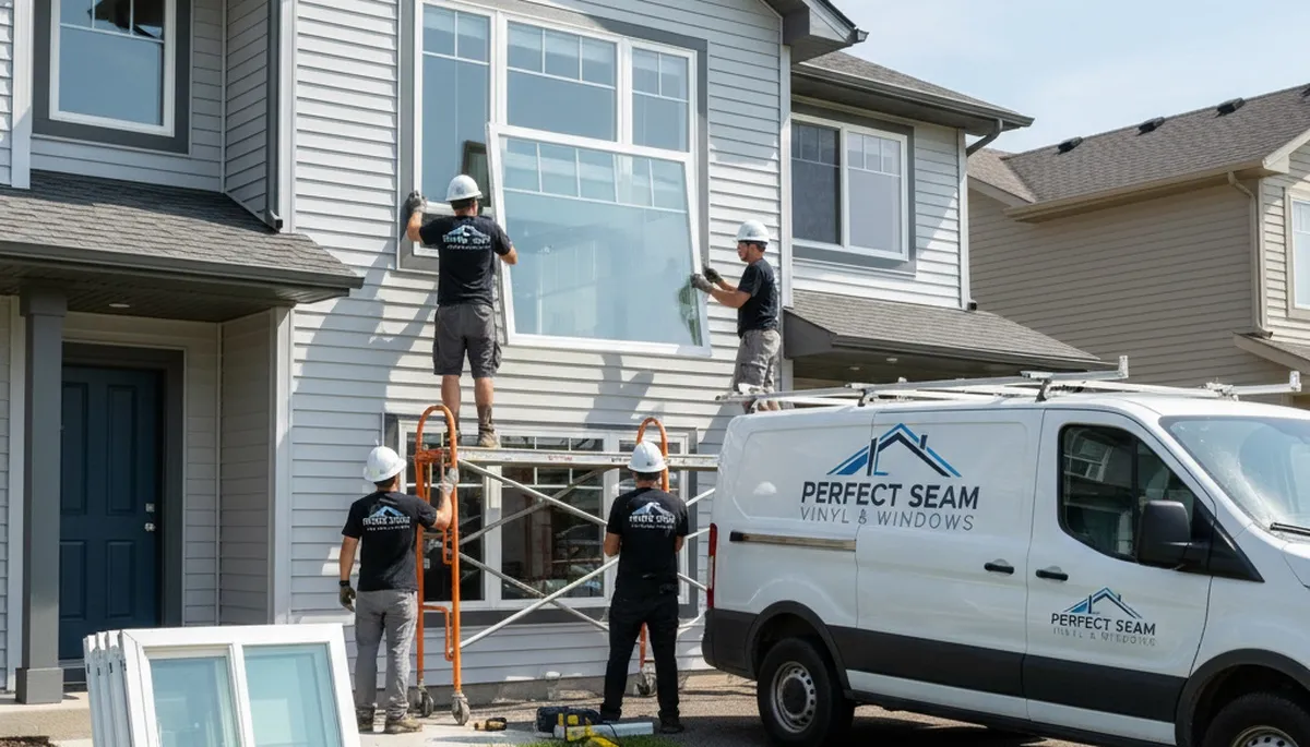Professional window installation and vinyl siding upgrade in Aurora, CO by Next Level Exteriors